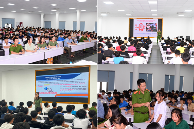 Tuyên truyền pháp luật cho hơn 200 học sinh, sinh viên trường Cao đẳng Công nghệ, Kinh tế và Thủy sản